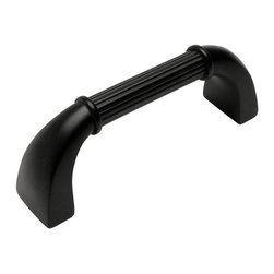 Cosmas - Cosmas 7714FB Flat Black Cabinet Pull - Cabinet And Drawer Handle Pulls