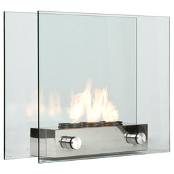 Contemporary Outdoor Fireplaces Loft Portable Gel Fireplace