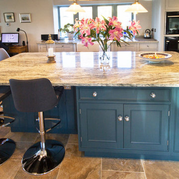 Old Mill conversion into a beautiful hand painted traditional kitchen