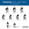 Maison 2-Light Wall Lantern, Medium, Black