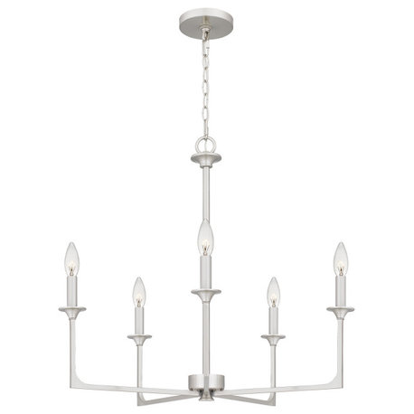 Quoizel PRC5026BN 5-Light Chandelier, Prescott