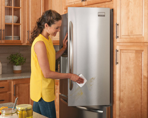 Smudge proof stainless steel appliances - 