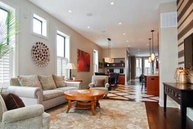 Example of a living room design in Chicago