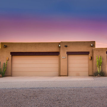 Twilight Shoot - High Desert Home on Mountain Side