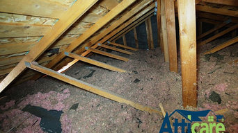 Attic insulation removal and replacement