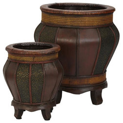 Tropical Indoor Pots And Planters by Bathroom Marketplace