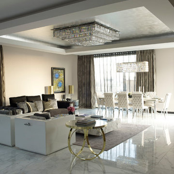 Mayfair Penthouse Open-Plan Living Room