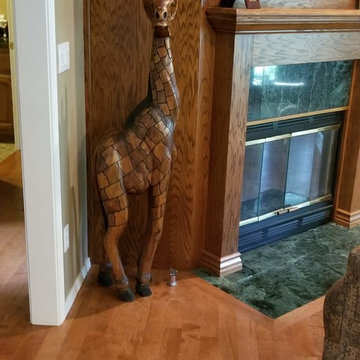 Maple Flooring with Gunstock Stain