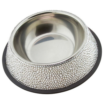 Sparkles Home Rhinestone Strass Dog Bowl - Medium