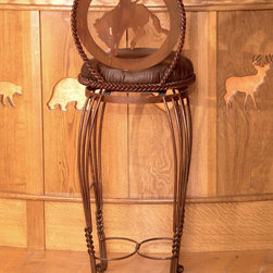 Timberline Bar Chair with Buckaroo Back - Bar Stools And Counter Stools