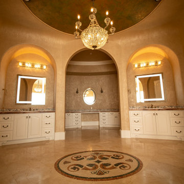 Mediterranean New Construction - Master Bath