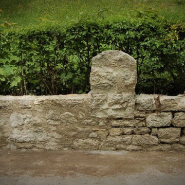 Rénovation d'un muret en pierre à Neuchâtel