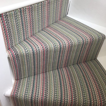 Roger Oates Kobe Jade stair runner carpet in Esher Surrey