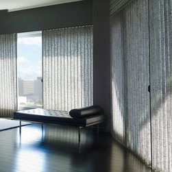 Hunter Douglas Vignette&reg; Traversed&trade; with Vertiglide&trade; Shades - Vertical Blinds
