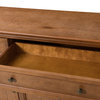Traditional Sideboard With Storage With 3 Drawers, Acorn