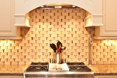 Elegant kitchen photo in Atlanta