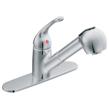 Moen CFG Capstone Single Handle Pull-Out Kitchen Faucet, Chrome - CA40519