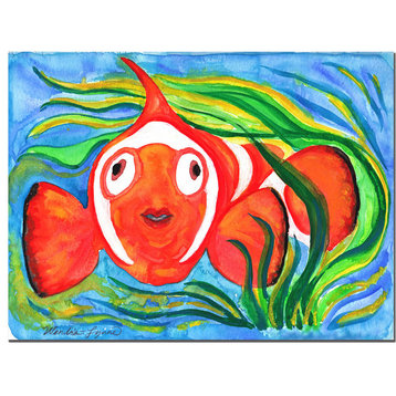 'Clown Fish' Canvas Art by Wendra