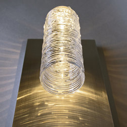 Breath Sconce - Custom Sconce with Blown Glass Pendant Light - Wall Sconces