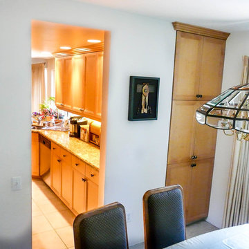 Angled Wall Transforms Corridor Kitchen