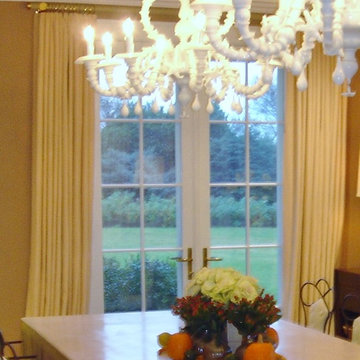 Custom draperies and window treatments