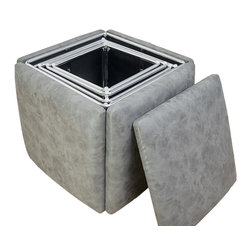 5 in 1 Cube by MiniMax Decor - Footstools And Ottomans