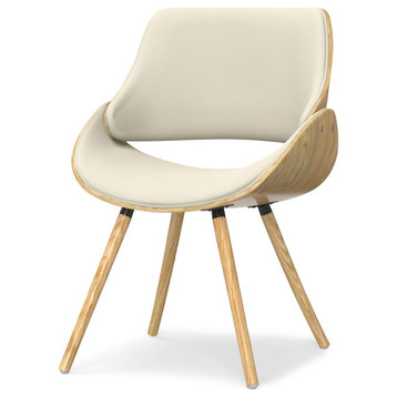 Malden Bentwood Dining Chair With Wood Back, Light Wood, Natural