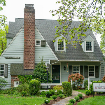 Cool Green Tones Give A Tranquil Touch To Quaint Short Hills Home