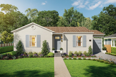 Modern update to 1940s simple traditional exterior