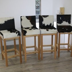 Cowhide Bar Stools - Bar Stools and Kitchen Stools
