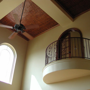 Inspiration for a mediterranean home design remodel in Austin