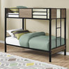 Monarch Contemporary Kids Furniture With Black And Dark Taupe Finish I 2237B