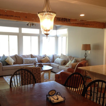 Transitional White Kitchen in Ridgefield, CT