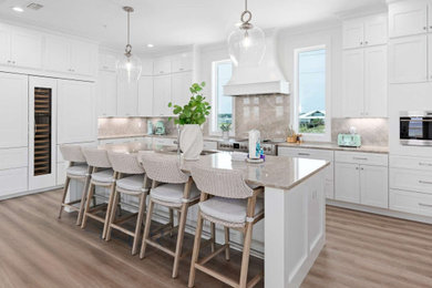 Inspiration for a coastal kitchen remodel in Other