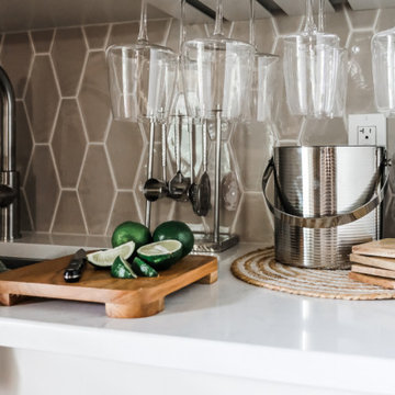 Built-In Wet Bar + Storage