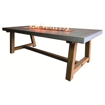 Elementi "Sonoma" Dining Table- Natural Gas