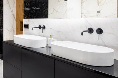 Inspiration for a contemporary bathroom remodel in Seattle