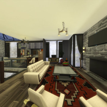 Raised Ranch Mid-Century Modern Home