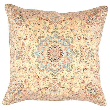 Persian Silk Termeh Tapestry Pillow 20''