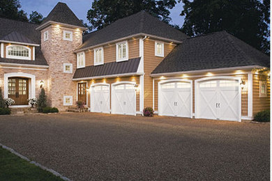 Garage - transitional garage idea in Houston
