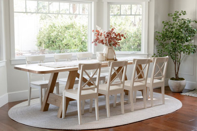 Mid-sized minimalist dining room photo in San Diego