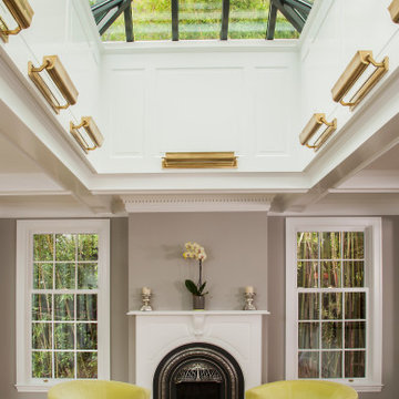 North End Kitchen Family Room with Atrium Skylight