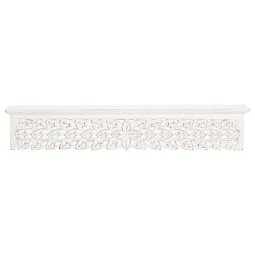 Gaudin White 30" Decorative Shelf