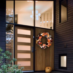 Wreaths on Front Doors - Decorative Accents