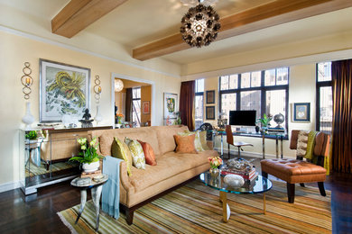 Inspiration for an eclectic living room remodel in San Francisco