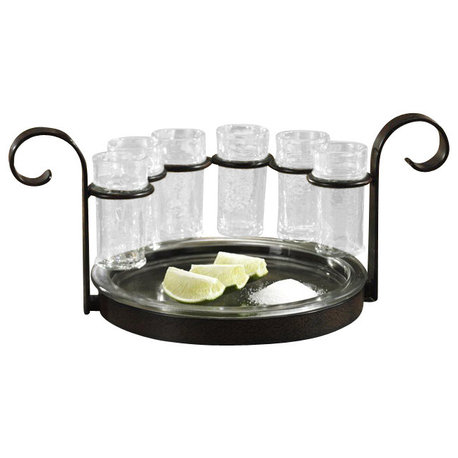 Fiesta Tequila Shot Glasses, 7-Piece Set