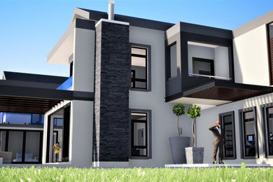 Inspiration for a contemporary home design remodel in Other
