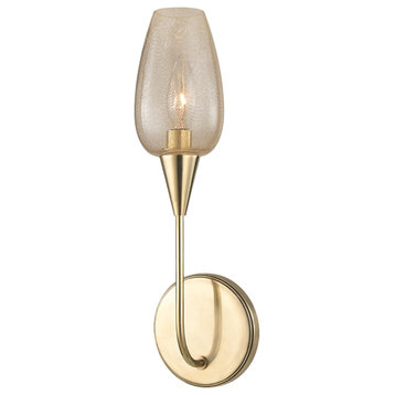 Hudson Valley 4701-AGB, 1 Light Wall Sconce