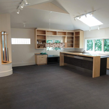 Curved Baseboard after completion (round corner)