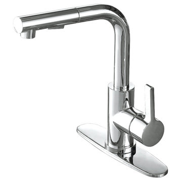 LS2711CTL Single-Handle Kitchen Faucet With Pull-Out Sprayer, Polished Chrome
